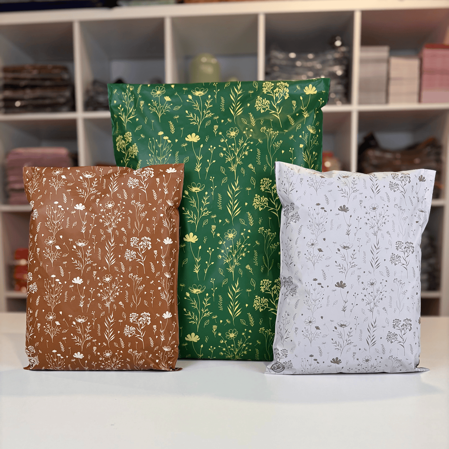 Flora Forest Biodegradable Mailers 14.5" x 19" - Cando Green Pack