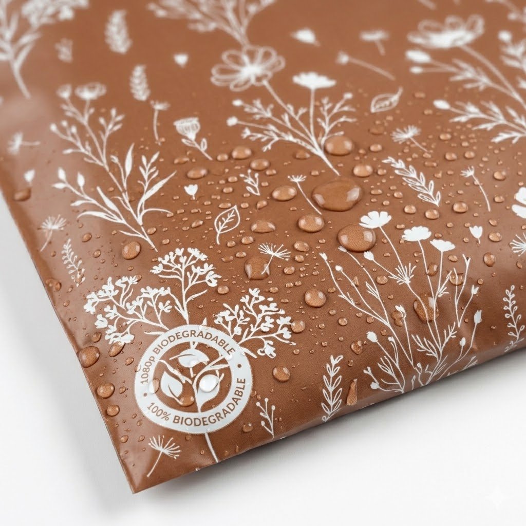 Cando Green Pack Flora Mocha Mousse biodegradable packaging for online stores