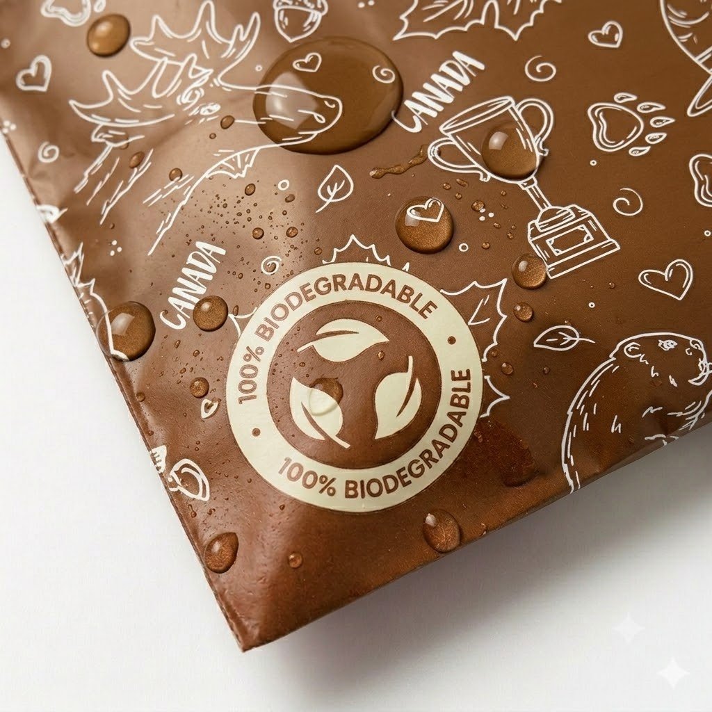 Eco-friendly Canadian biodegradable shipping mailers